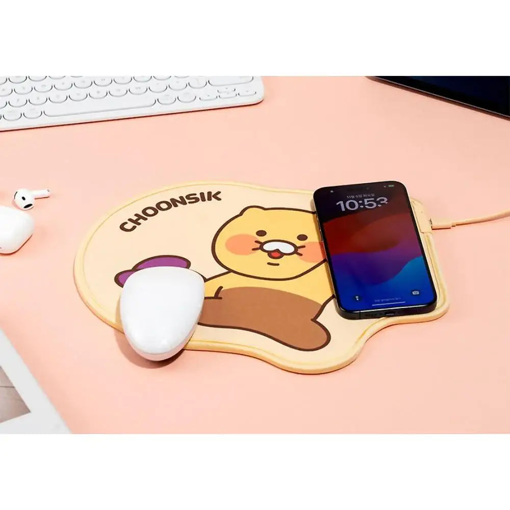 Kakao Friends - Hello Choonsik Wireless Charging Mouse Pad - Kakao Friends - Mousepad - Harumio