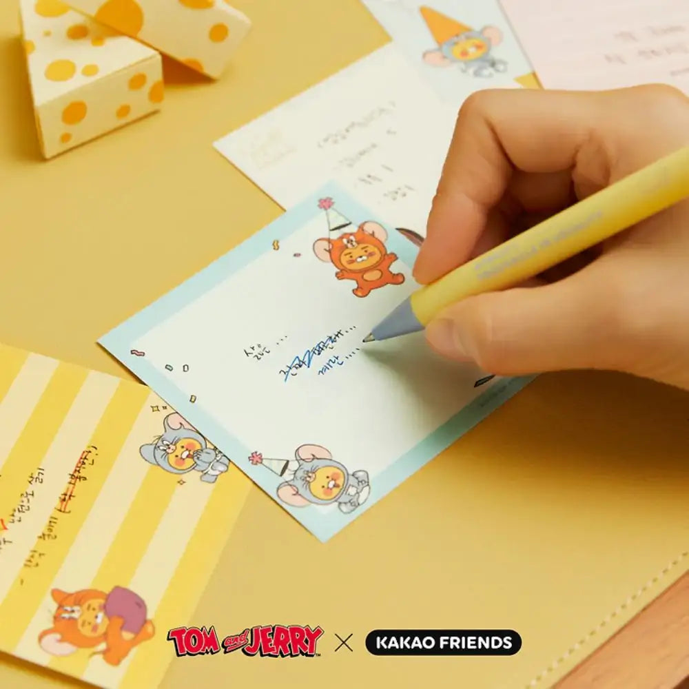 Tom and Jerry x Kakao Friends - Ryan & Choonsik Rice Cake Memo - Kakao Friends - Memo Pad - Harumio