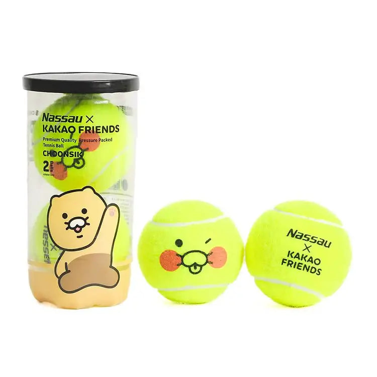 NASSAU x Kakao Friends - Premium Quality Pressure Packed Tennis Ball - NASSAU x Kakao Friends - tennis ball - Harumio