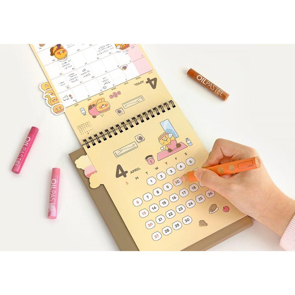 Kakao Friends - Byulbyeol Choonsik 2025 Type Index Desk Calendar - Kakao Friends - Calendar - Harumio