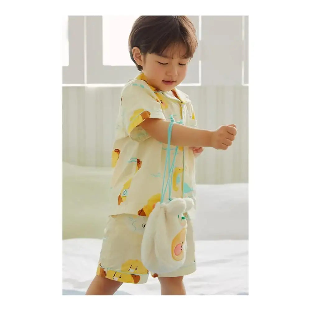 Apricot Studios x Kakao Friends - Choonsik Face Pouch - Kakao Friends - Pouch - Harumio