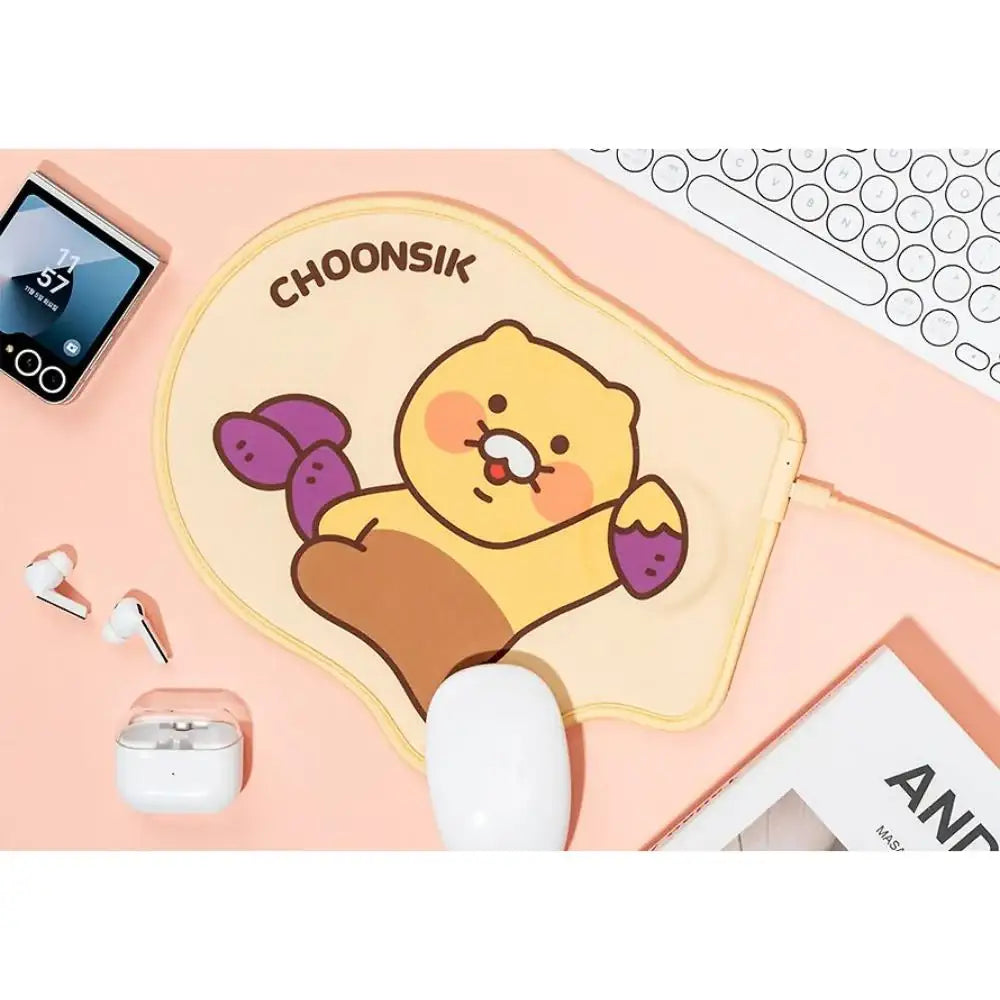 Kakao Friends - Hello Choonsik Wireless Charging Mouse Pad - Kakao Friends - Mousepad - Harumio