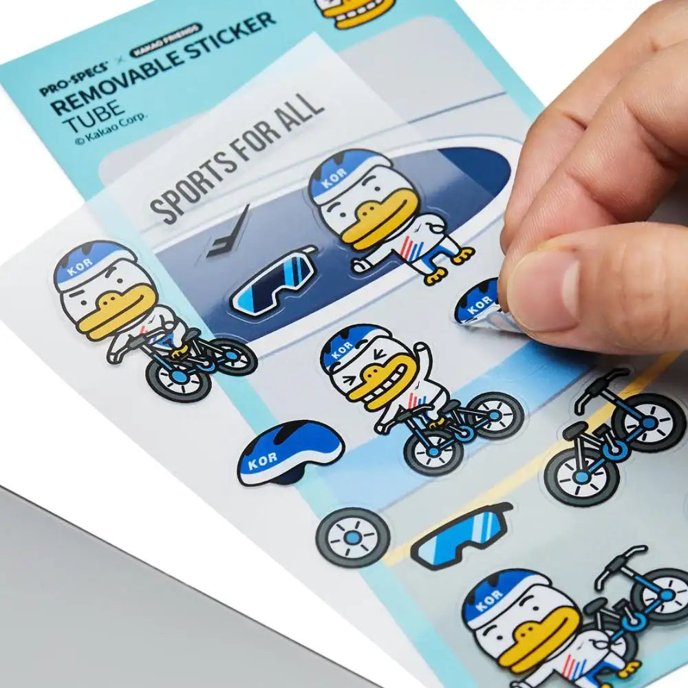PRO-SPECS x Kakao Friends - Tube Bicycle Sticker Pack - Kakao Friends - Sticker - Harumio