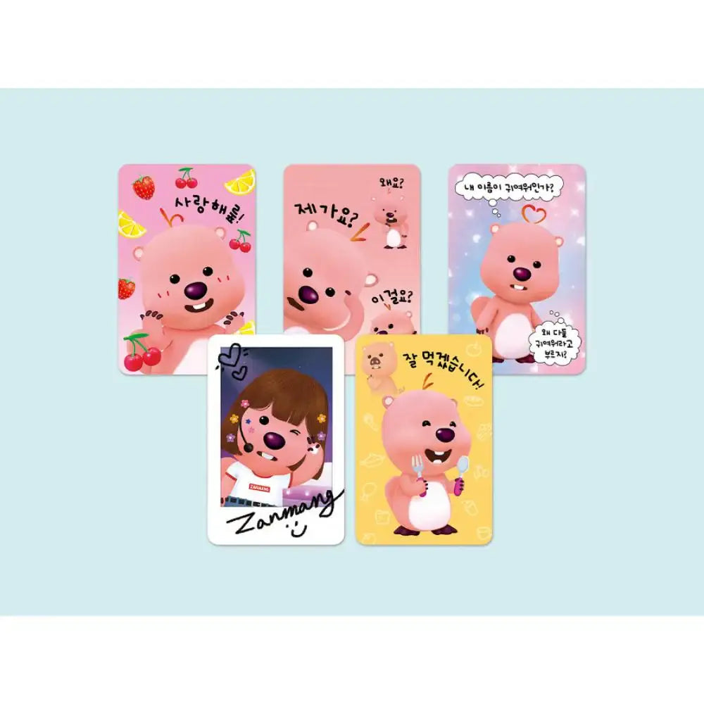 Kakao Friends x Zanmang Loopy - PVC Pouch & Note Set - Kakao Friends - Note set - Harumio