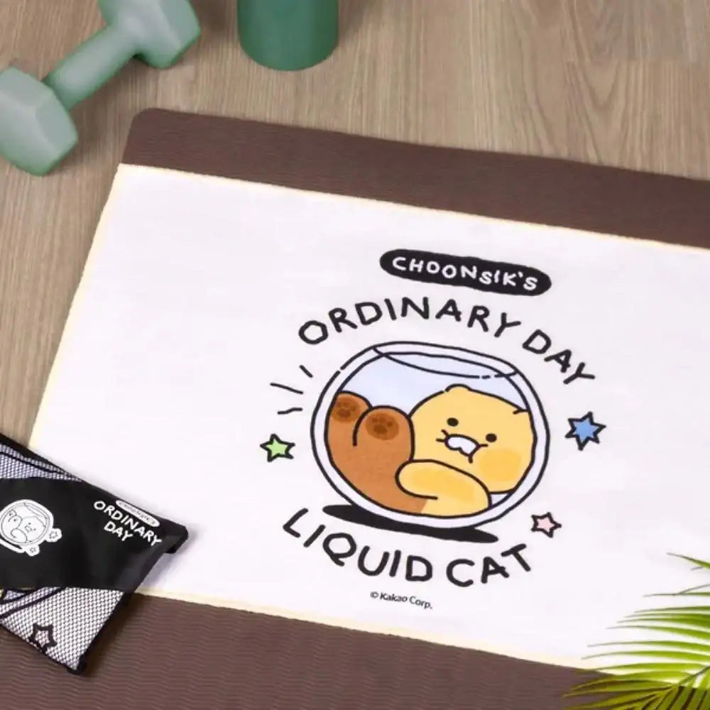 NASSAU x Kakao Friends - Choonsik Daily Yoga Hand Towel - Kakao Friends - Hand towel - Harumio