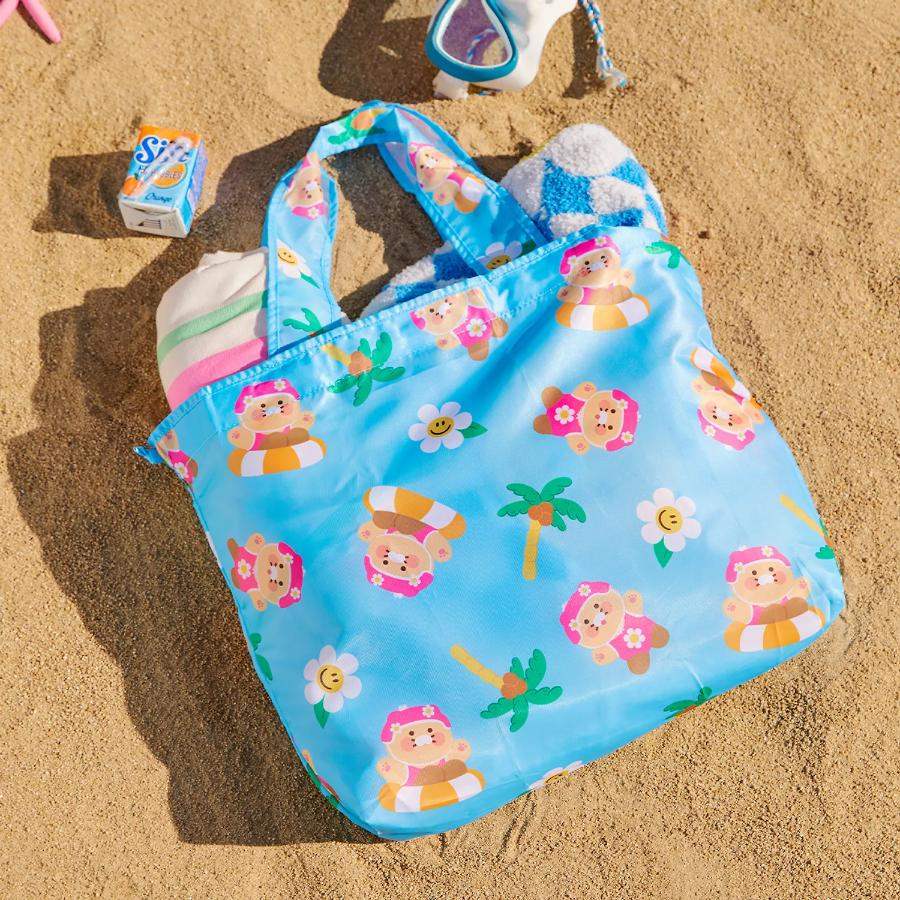Wiggle Wiggle x Kakao Friends - Choonsik Pocket Shopping Basket - Wiggle Wiggle x Kakao Friends - shopping bag - Harumio