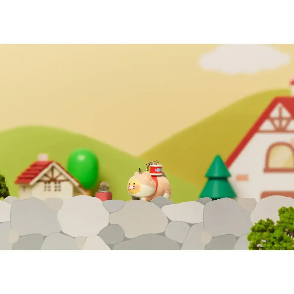 Kakao Friends - Choonsik Stretching Nyannyang Keyring - Kakao Friends - Accessories - Harumio