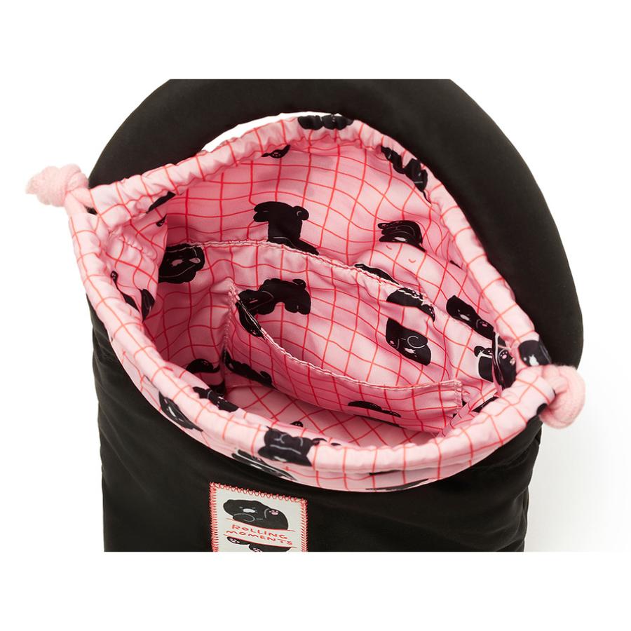 Kakao Friends - Black Choon Padded Pouch Bag (Choonsik)
