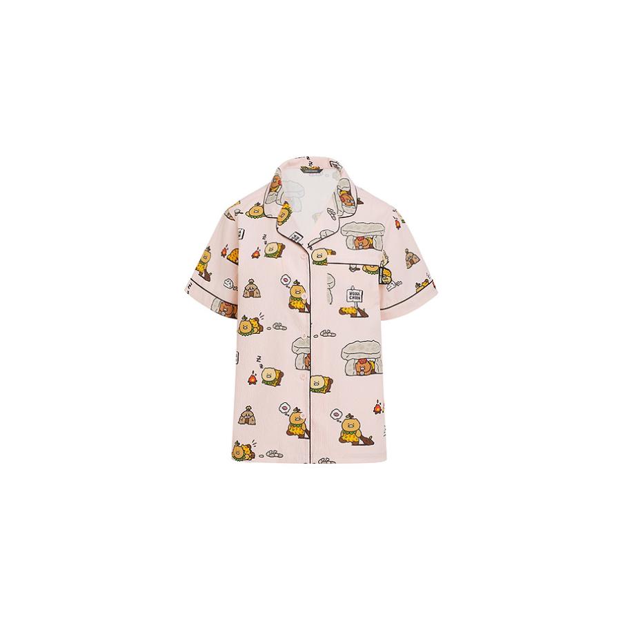 Kakao Friends - WOOGA CHOON Women Seersucker Pajamas (Choonsik)