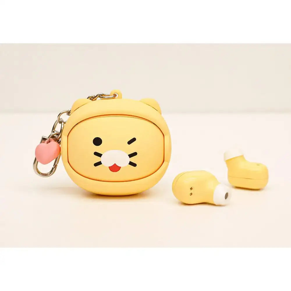 Kakao Friends - Choonsik Face Moving Wireless Earphones Keyring - Kakao Friends - Earphones - Harumio