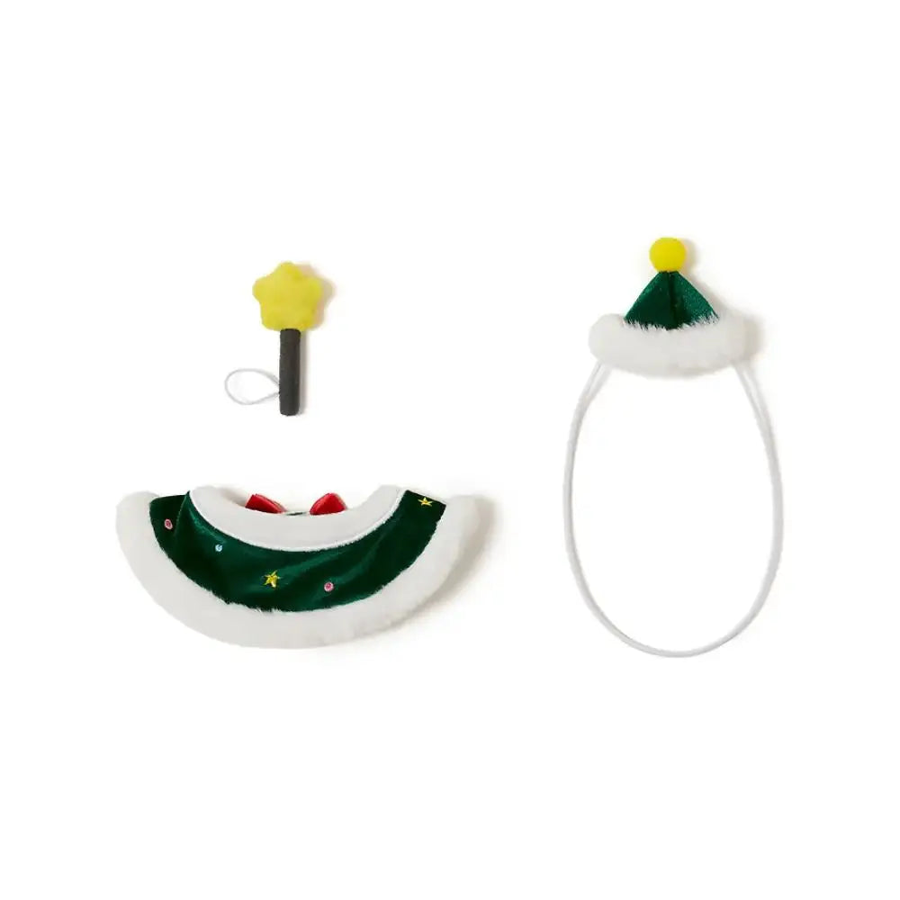 Kakao Friends - Merry Christmas Cape & Hat Fossil Doll Costume - Kakao Friends - doll costume - Harumio