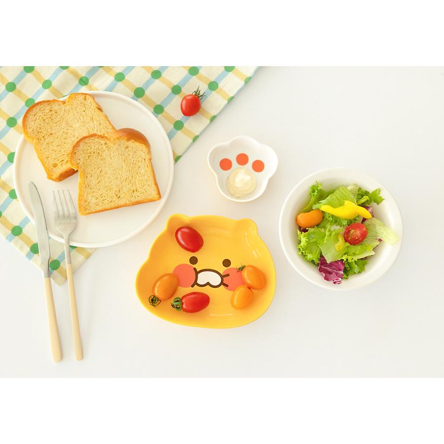 Kakao Friends - Choonsik Face & Paw Print Plate Set