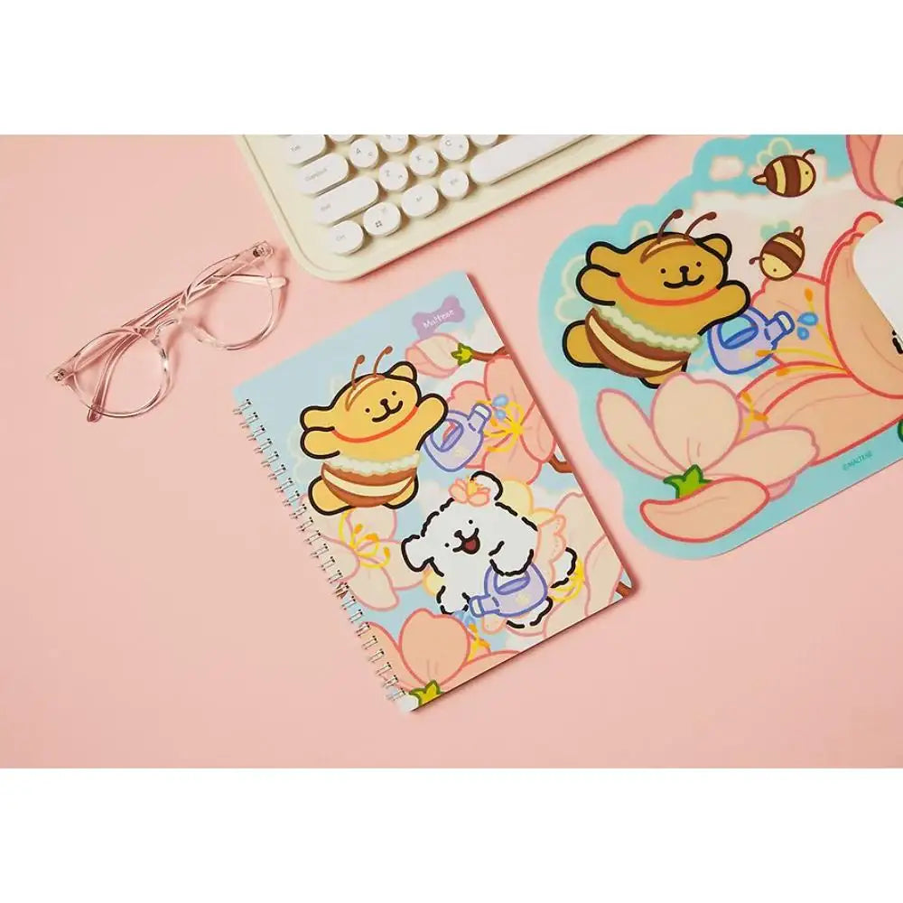 Kakao Friends - Maltese Cherry Blossom String Notebook - Kakao Friends - Home & Living, Accessories - Harumio