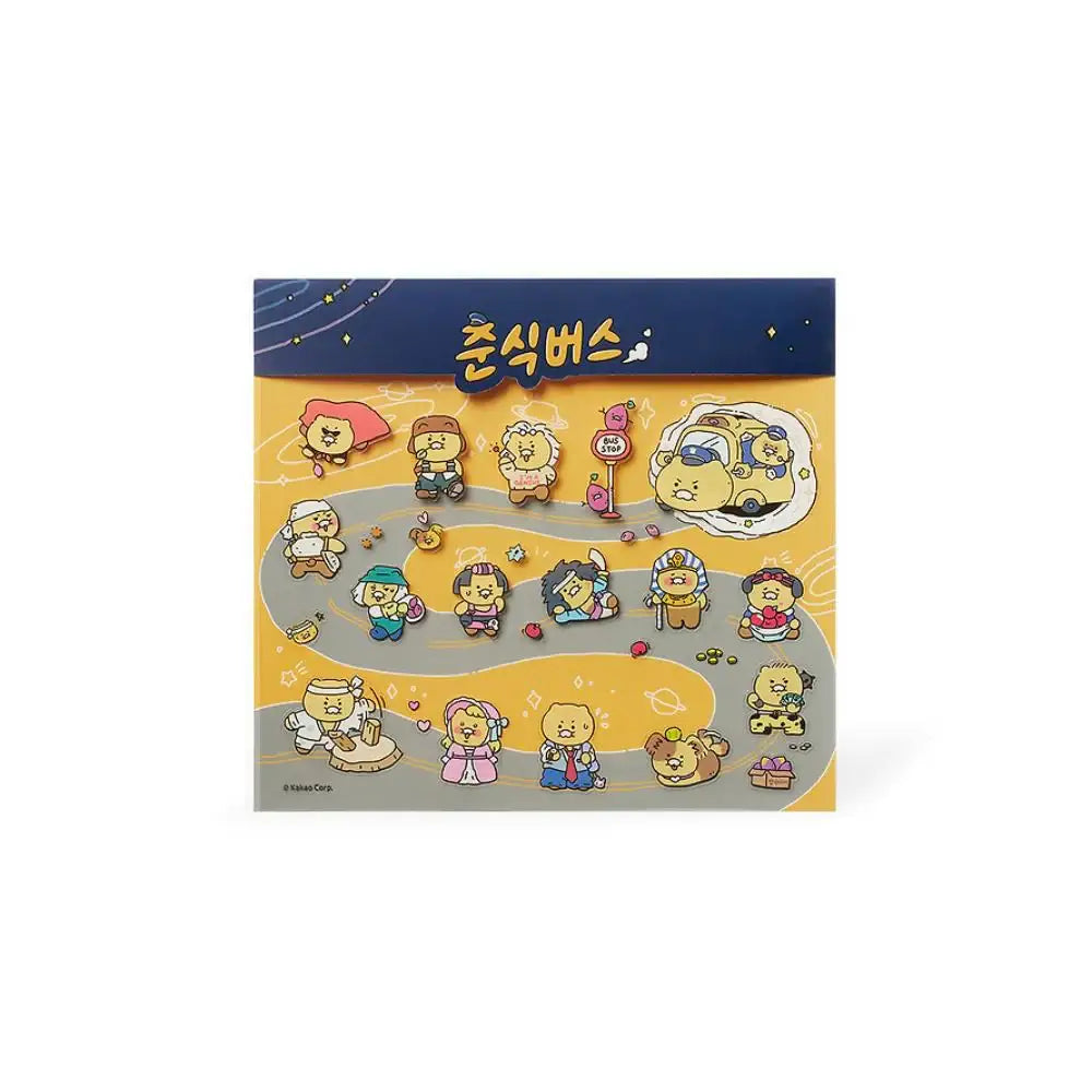 Kakao Friends - Choonsik Bus Mini Sticker Set - Kakao Friends - Sticker - Harumio