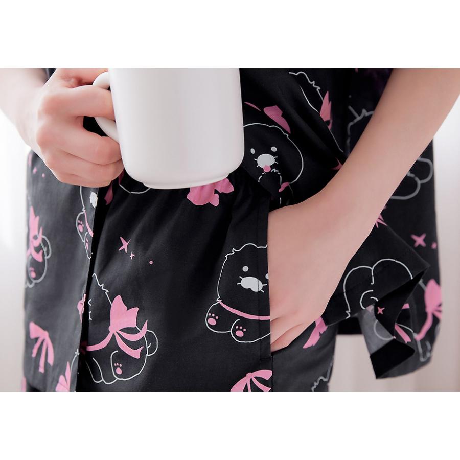 Kakao Friends - Black Choon Lovely Women's Pajamas (Choonsik)