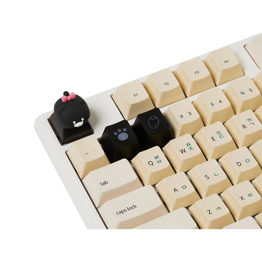 Kakao Friends - Black Choon LED Figure Keyring (Choonsik)