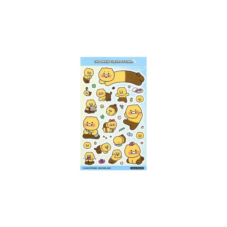 Kakao Friends - Choonsik Clear Deco Sticker