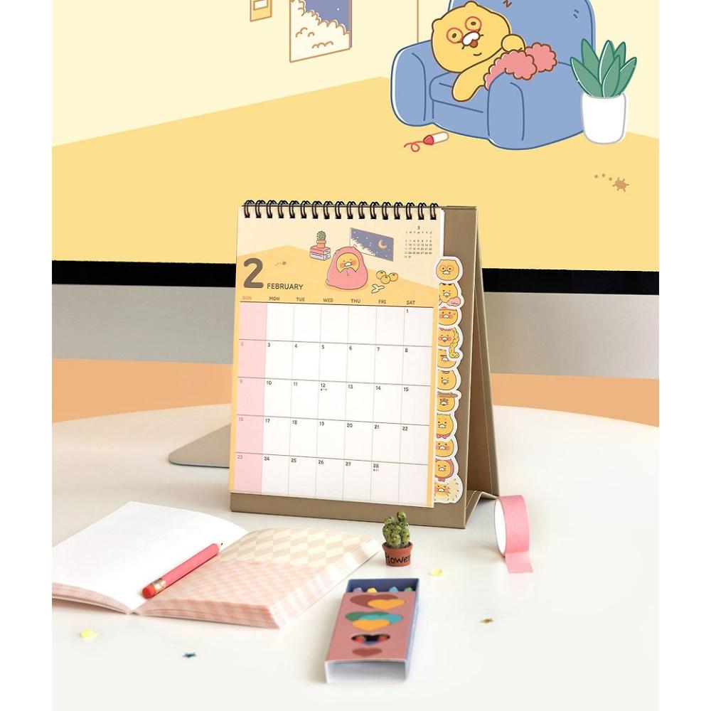 Kakao Friends - Byulbyeol Choonsik 2025 Type Index Desk Calendar - Kakao Friends - Calendar - Harumio