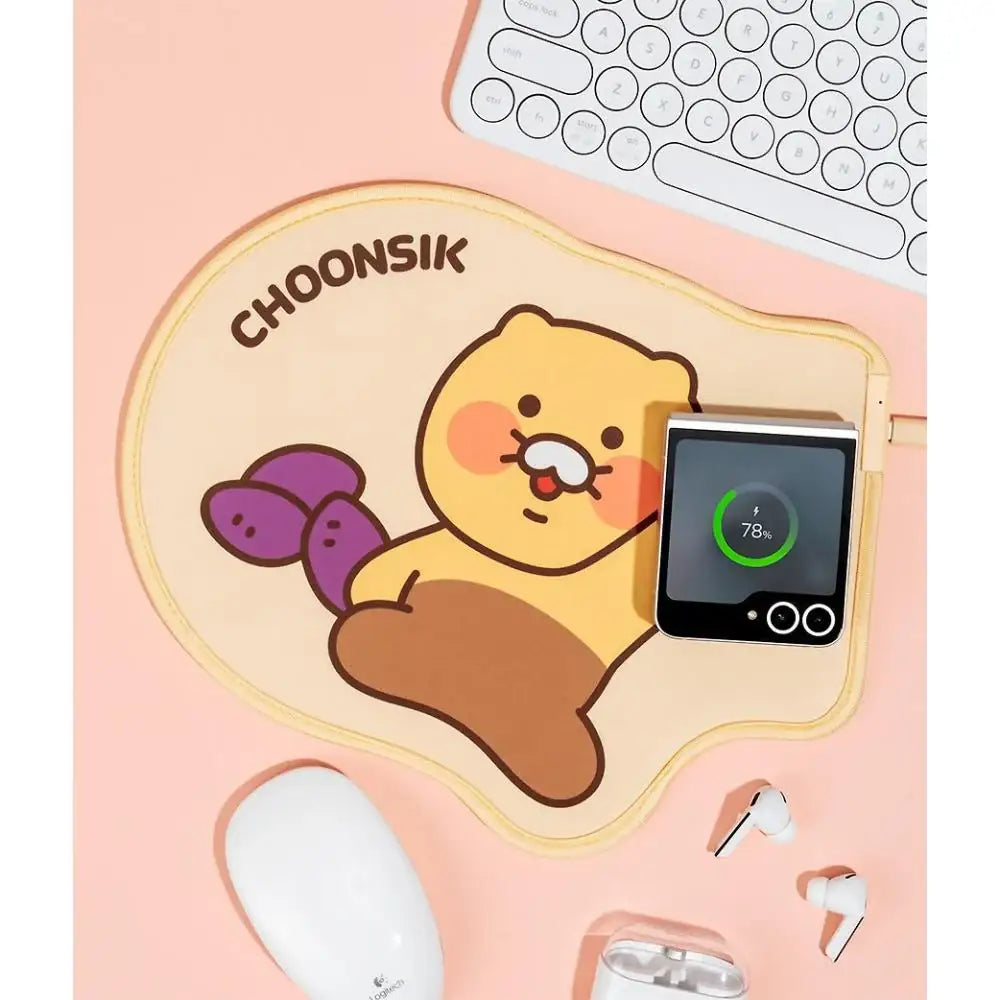 Kakao Friends - Hello Choonsik Wireless Charging Mouse Pad - Kakao Friends - Mousepad - Harumio