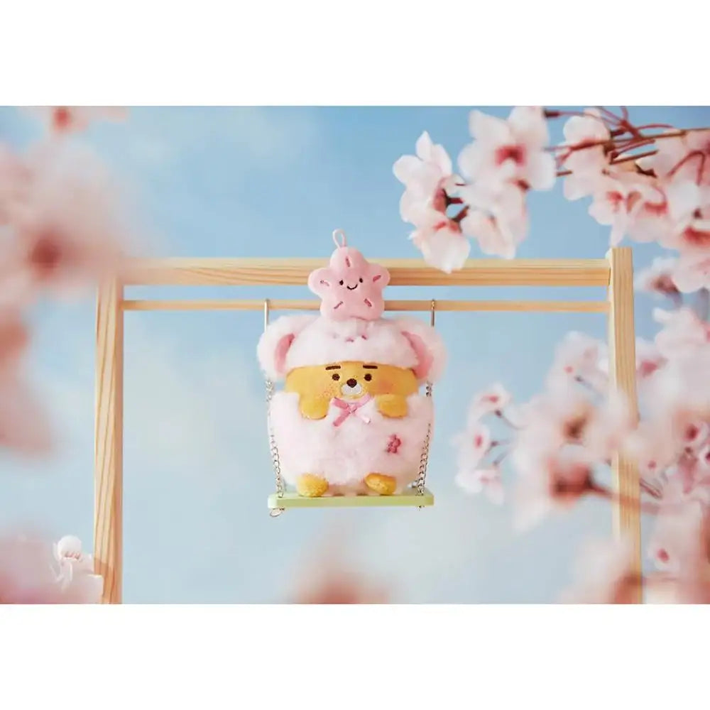 Kakao Friends - Pink Blossom Doll Keyring & Photo Card Set - Kakao Friends - Keyring - Harumio
