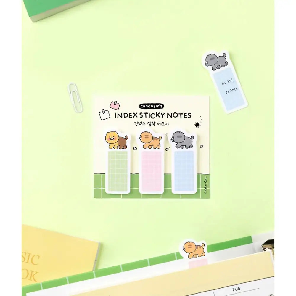 Kakao Friends - Choonsik Ordinary Index Sticky Notes - Kakao Friends - Sticky Notes - Harumio