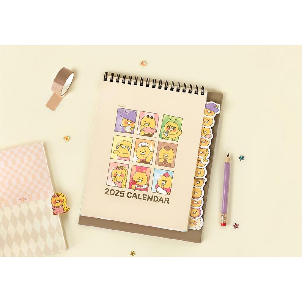 Kakao Friends - Byulbyeol Choonsik 2025 Type Index Desk Calendar - Kakao Friends - Calendar - Harumio
