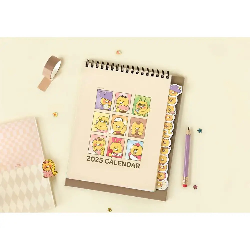 Kakao Friends - Byulbyeol Choonsik 2025 Type Index Desk Calendar - Kakao Friends - Calendar - Harumio