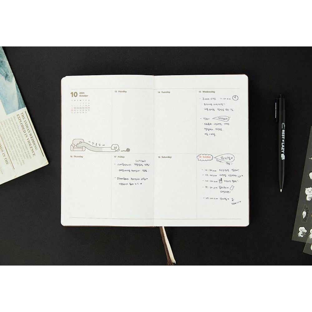 Kakao Friends - Choonsik 2025 Office Diary Set - Kakao Friends - Diary - Harumio