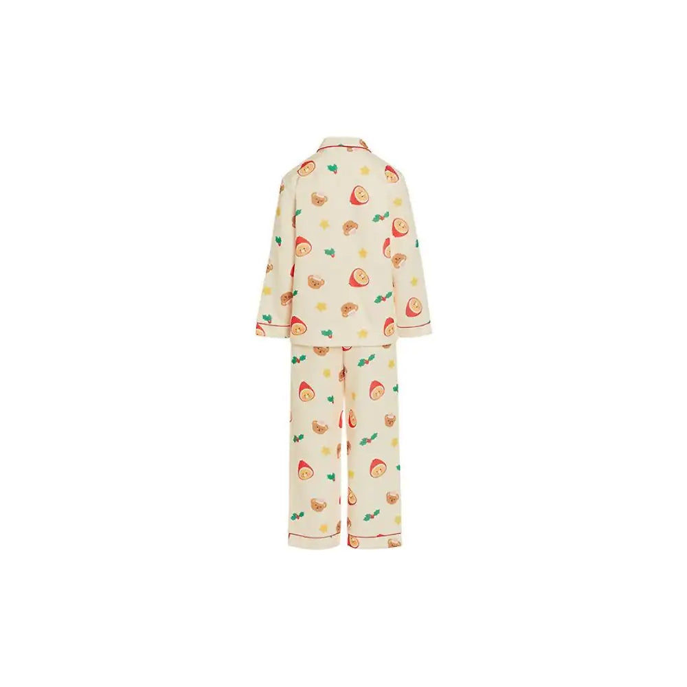 Kakao Friends - Merry Choon Christmas Quilted Pajamas Set - Kakao Friends - Pajamas - Harumio