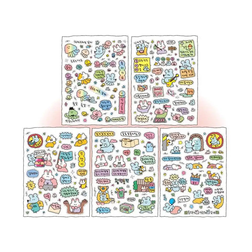 Kakao Friends - Sukeydokey Happiness Sticker Pack - Kakao Friends - Home & Living, Accessories - Harumio