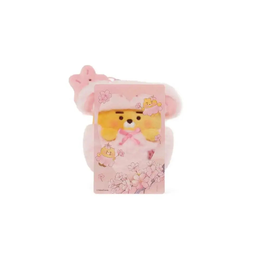 Kakao Friends - Pink Blossom Doll Keyring & Photo Card Set - Kakao Friends - Keyring - Harumio