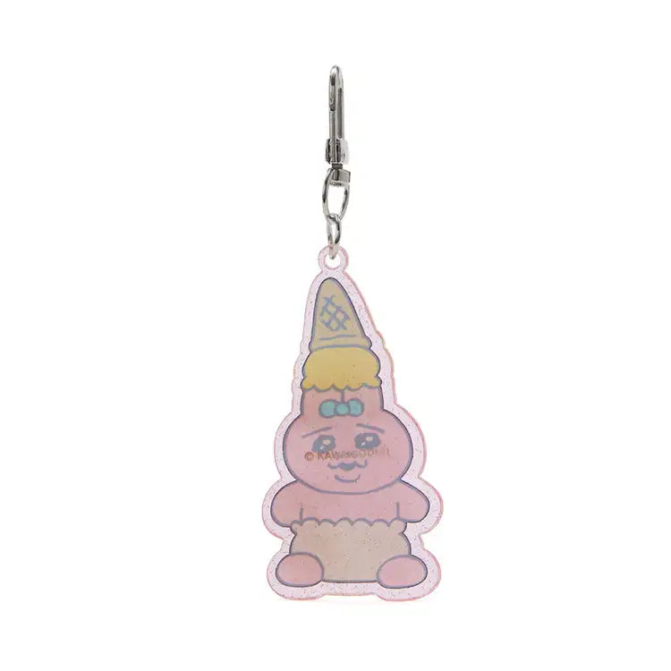 Kakao Friends - Punkyu Rabbit Ice Cream Full Body Key Ring - Kakao Friends - Acrylic Keyring - Harumio
