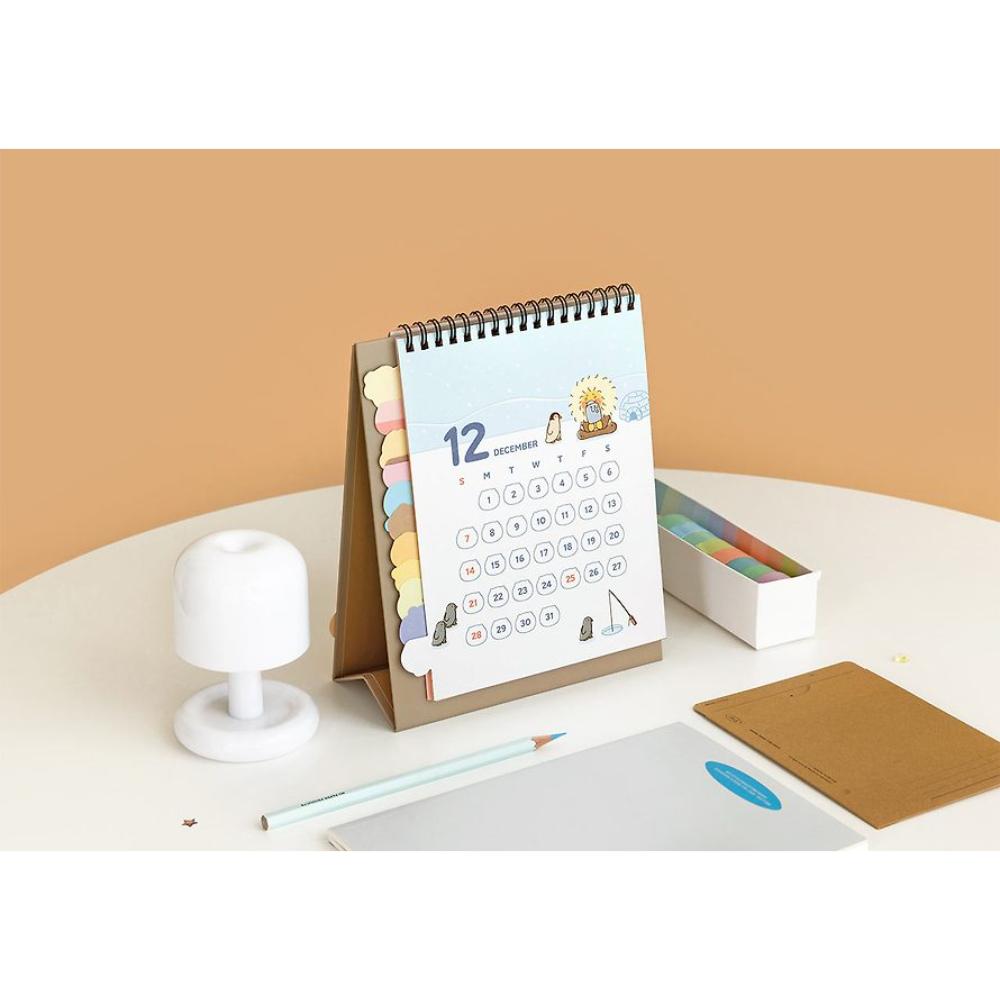 Kakao Friends - Byulbyeol Choonsik 2025 Type Index Desk Calendar - Kakao Friends - Calendar - Harumio