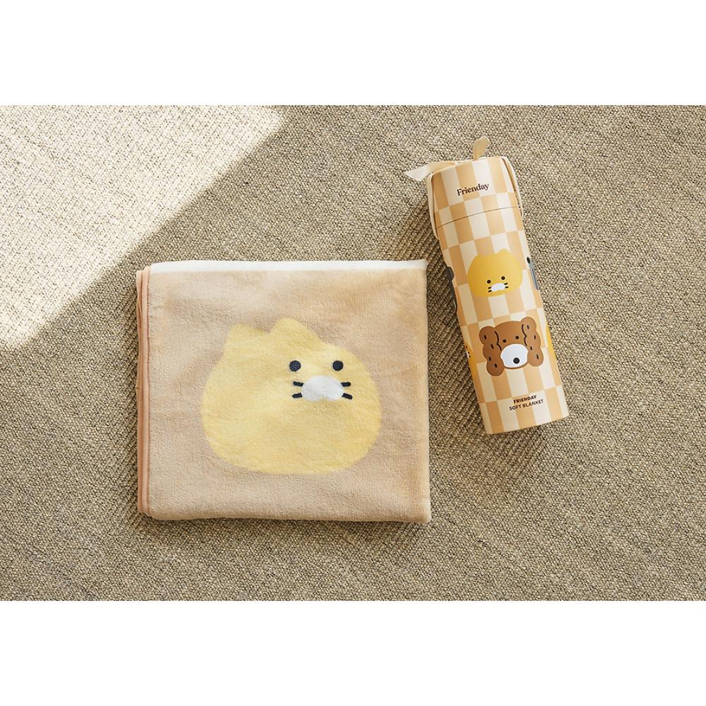 Kakao Friends - FRIENDAY Choonsik Gift Pack Knee Blanket (Beige)