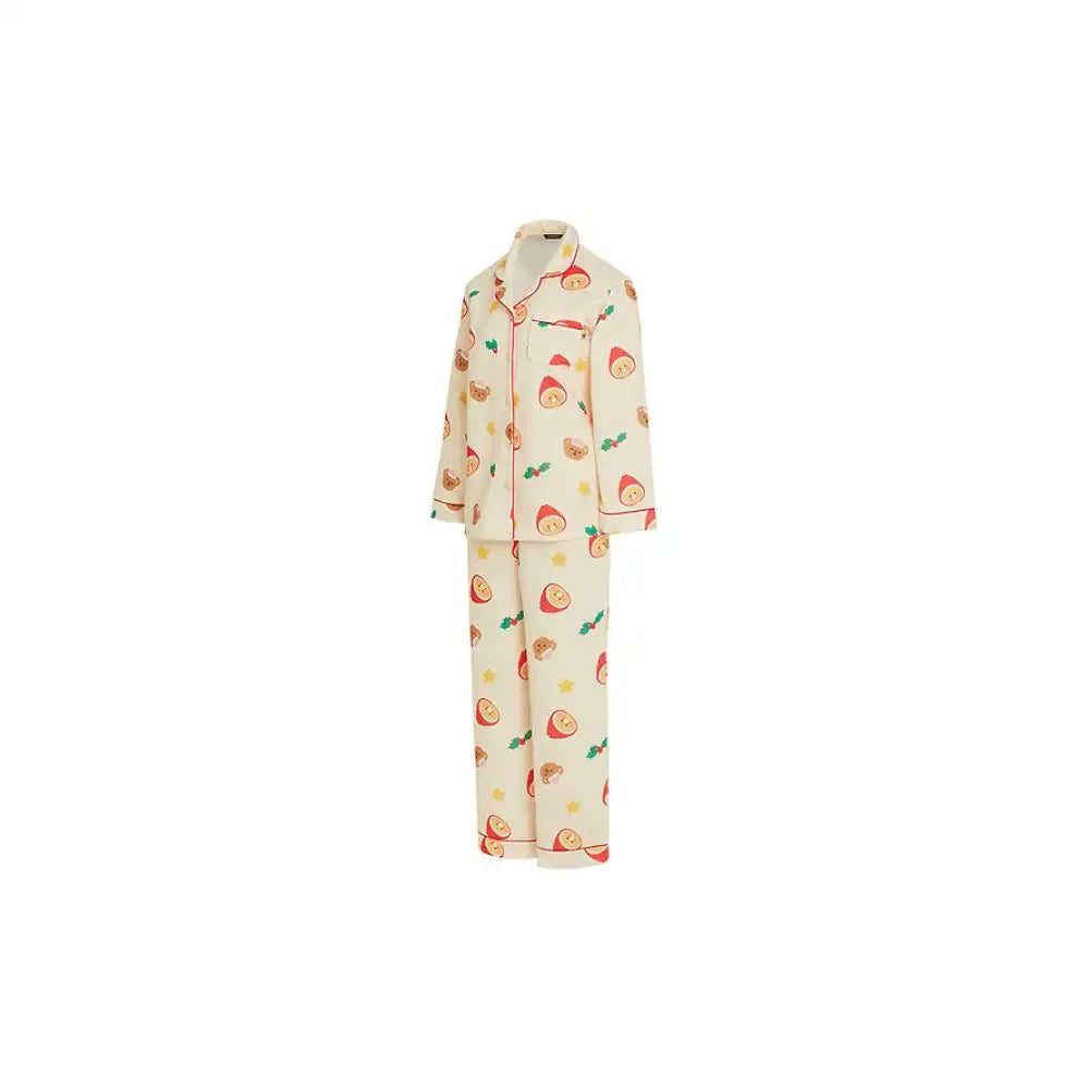 Kakao Friends - Merry Choon Christmas Quilted Pajamas Set - Kakao Friends - Pajamas - Harumio