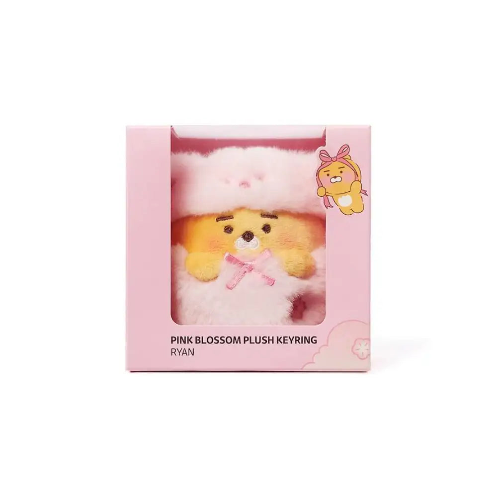 Kakao Friends - Pink Blossom Doll Keyring & Photo Card Set - Kakao Friends - Keyring - Harumio