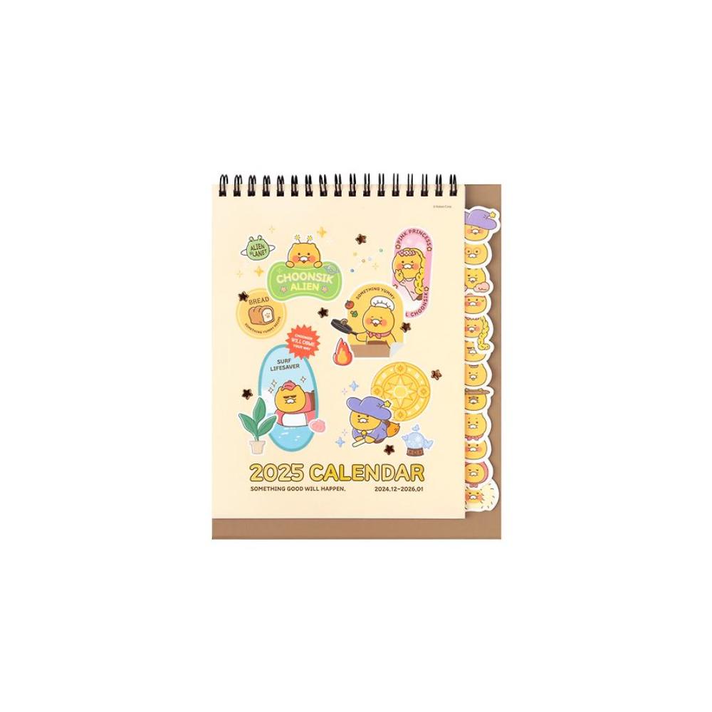 Kakao Friends - Byulbyeol Choonsik 2025 Type Index Desk Calendar - Kakao Friends - Calendar - Harumio