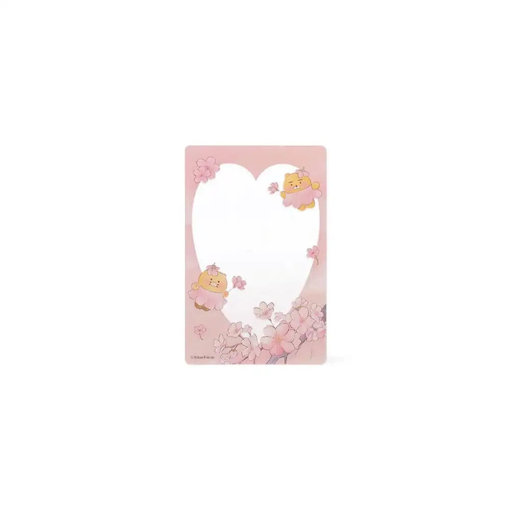 Kakao Friends - Pink Blossom Doll Keyring & Photo Card Set - Kakao Friends - Keyring - Harumio