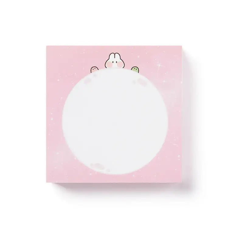 Kakao Friends - Cute Bear Pink Space Rice Cake Memo Pad - Kakao Friends - Home & Living, Accessories - Harumio