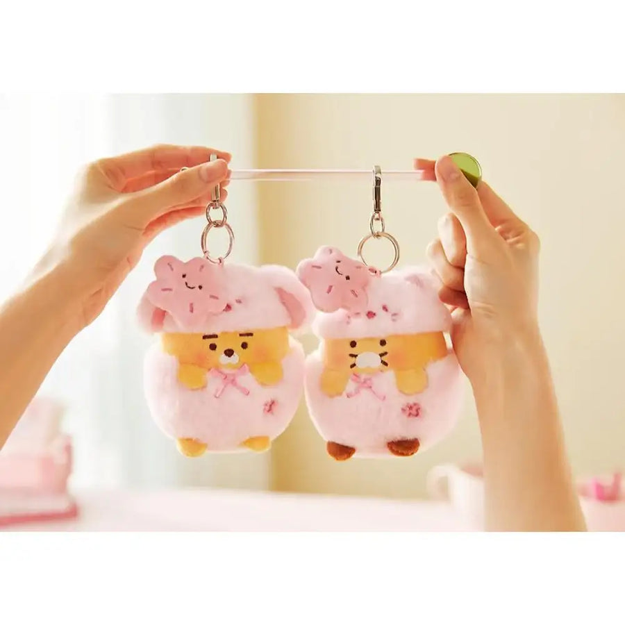 Kakao Friends - Pink Blossom Doll Keyring & Photo Card Set - Kakao Friends - Keyring - Harumio