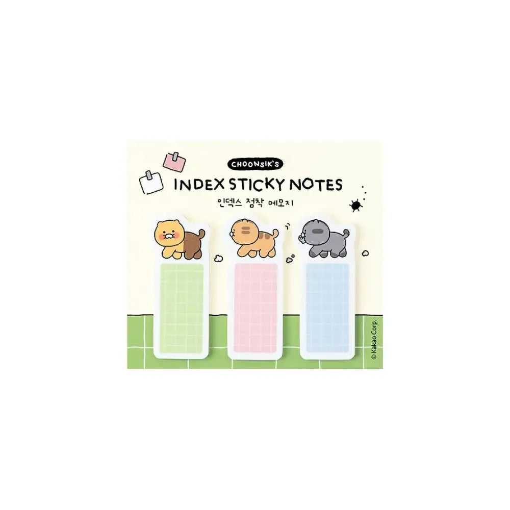 Kakao Friends - Choonsik Ordinary Index Sticky Notes - Kakao Friends - Sticky Notes - Harumio