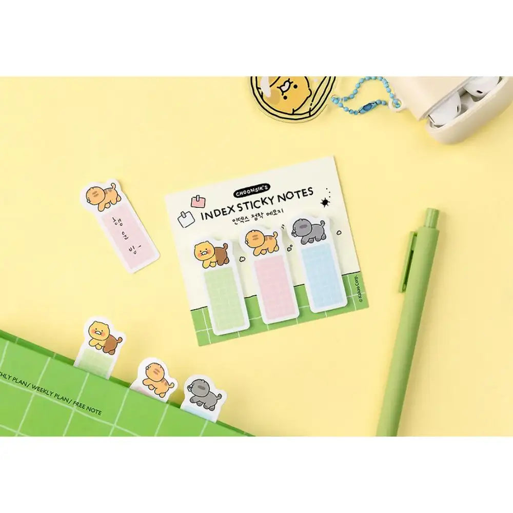 Kakao Friends - Choonsik Ordinary Index Sticky Notes - Kakao Friends - Sticky Notes - Harumio