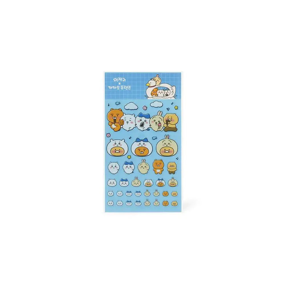 CHIIKAWA x Kakao Friends - Ryan & Choonsik Transparent Sticker - Kakao Friends - Sticker - Harumio