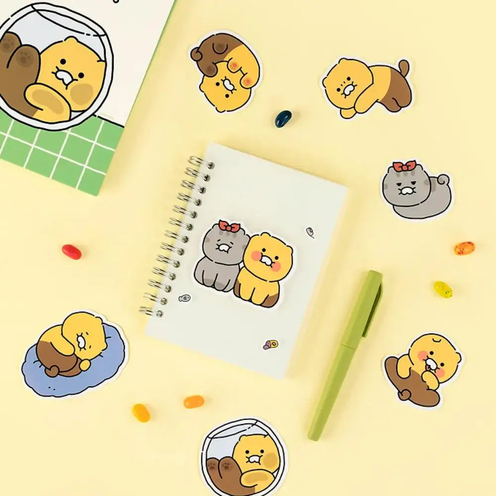 Kakao Friends - Choonsik Ordinary Big Point Removable Sticker Set - Kakao Friends - Sticker - Harumio