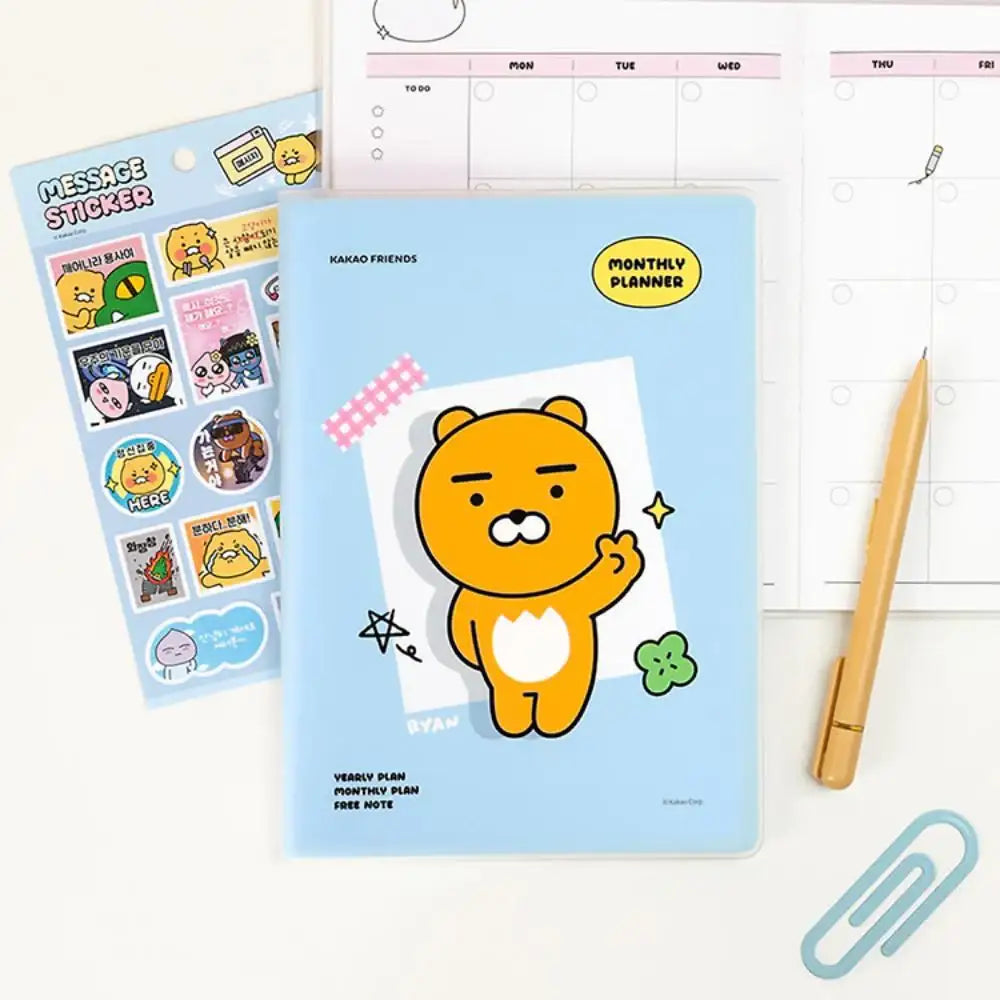 Kakao Friends - Seichee's A5 Monthly Planner - Kakao Friends - Planner - Harumio