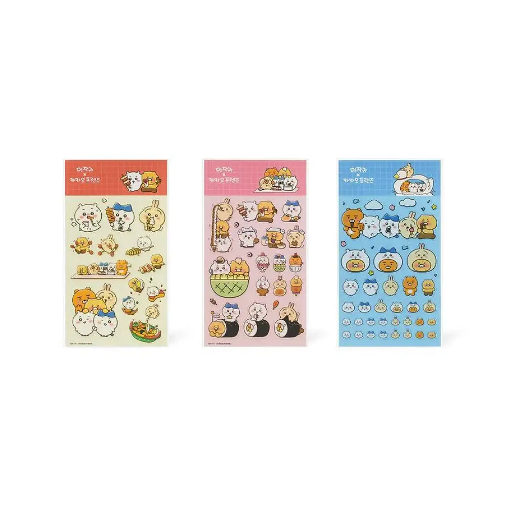 CHIIKAWA x Kakao Friends - Ryan & Choonsik Transparent Sticker - Kakao Friends - Sticker - Harumio