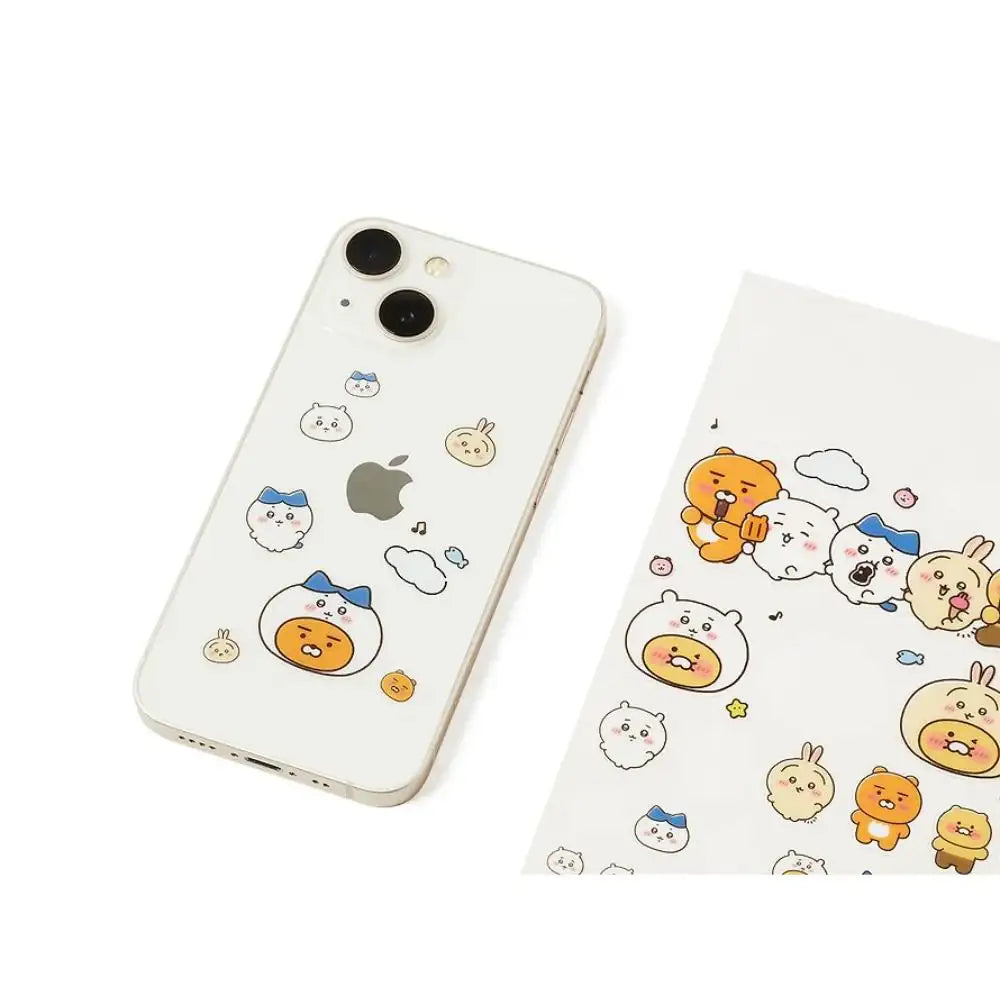 CHIIKAWA x Kakao Friends - Ryan & Choonsik Transparent Sticker - Kakao Friends - Sticker - Harumio