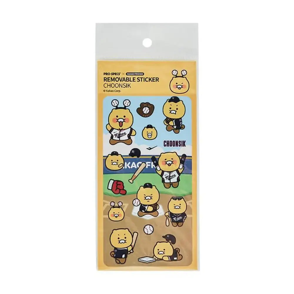 PRO-SPECS x Kakao Friends - Choonsik Baseball Sticker Pack - Kakao Friends - Sticker - Harumio