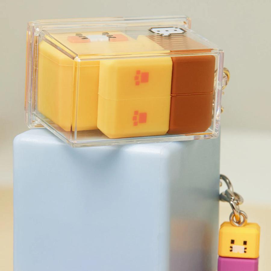 Kakao Friends - CHOONMYAMMI Cube Figure Keyring (Choonsik)