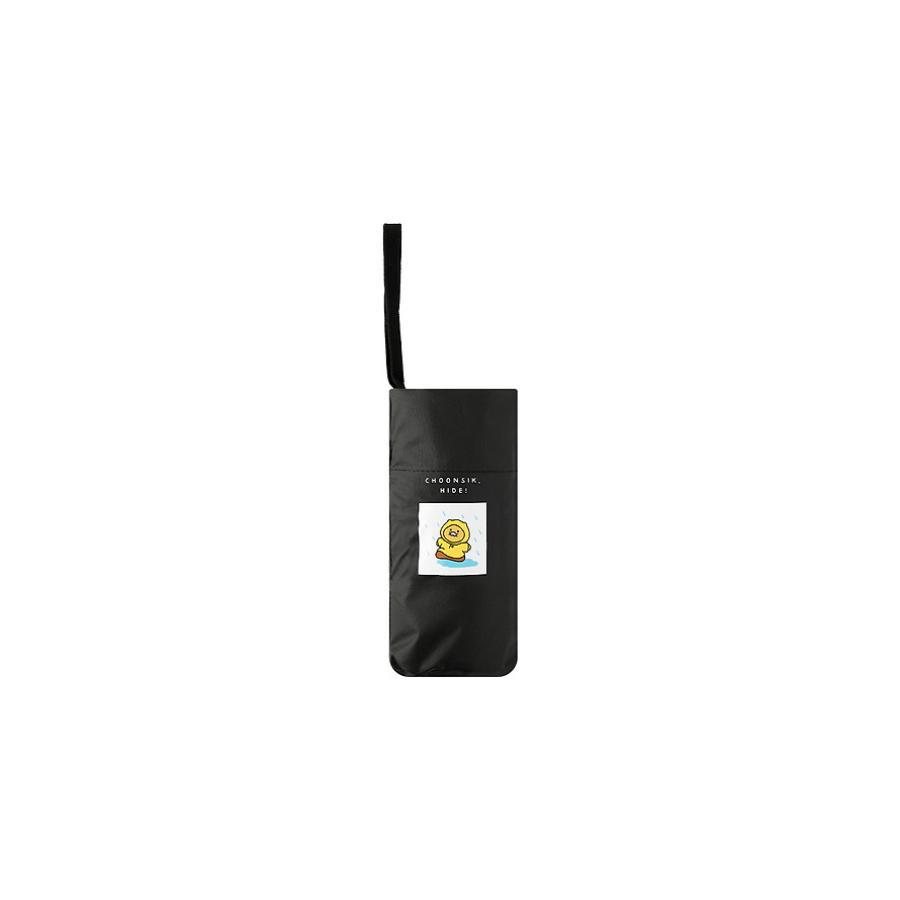 Kakao Friends - Choonsik Flat Black Parasol